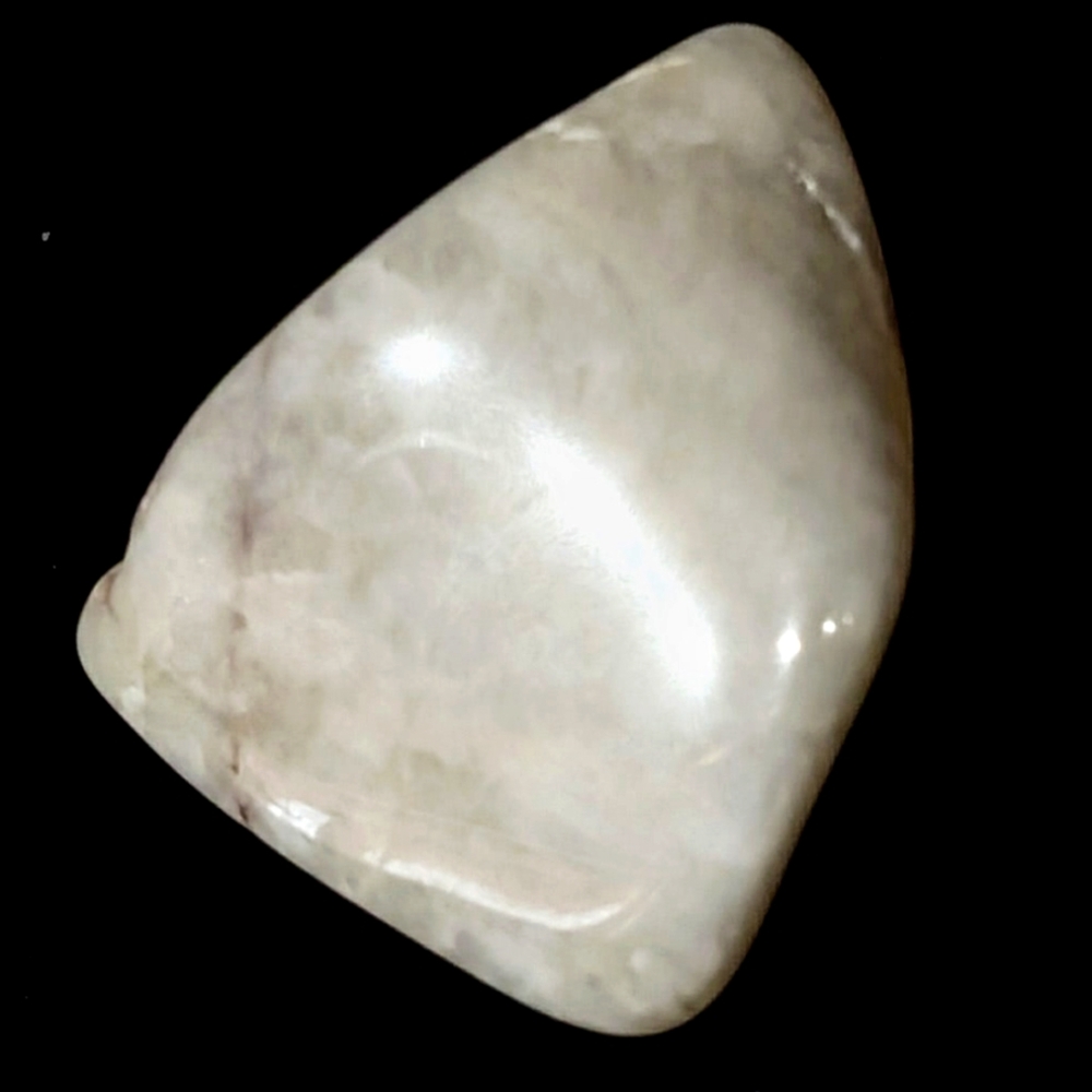 Polished White Milky Quartz Rock 2" | Natural Crystal from Pennsylvania